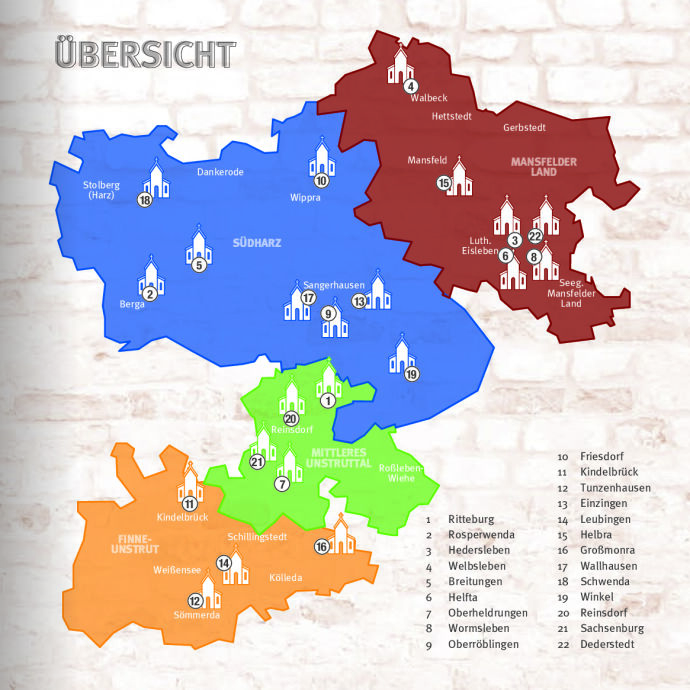 Kultursommer in Dorfkirchen (Karte)